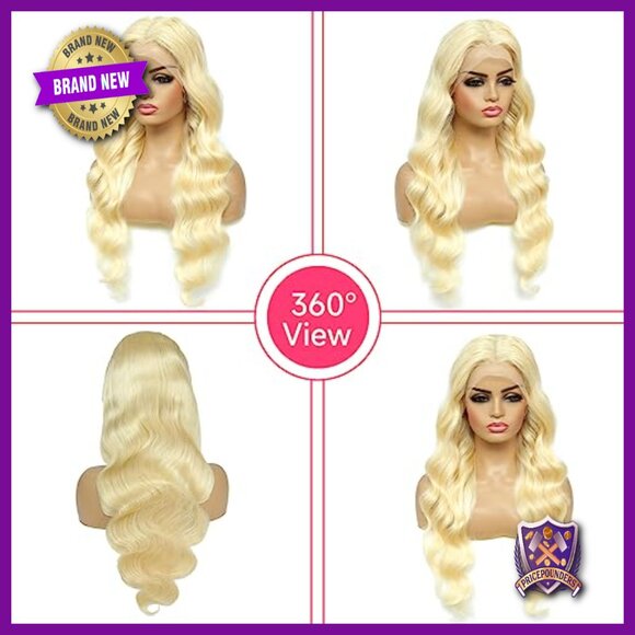 13x6 HD Lace Front Wig Human Hair 200 Density Body Wave 28 Inch